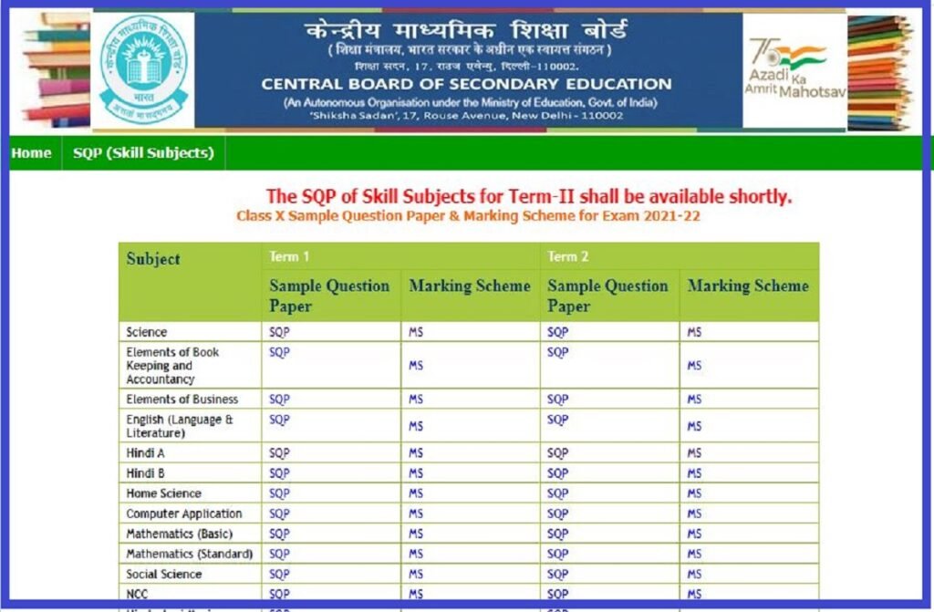 CBSE 10th Class Question Paper 2025 Pdf | सीबीएसई 10वीं कक्षा मॉडल पेपर 2025