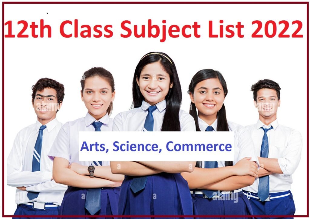 12th Class All Subject List 2025 | 12वीं कक्षा में कौन-कौन से सब्जेक्ट लें